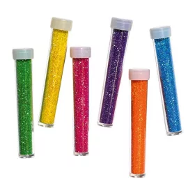   Kreatív Junior csillám neon kis kiszerelés, vegyes, 6 db/csomag