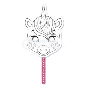   Kreatív színező Avenue Mandarine Graffy álarc pálcikával Unikornis