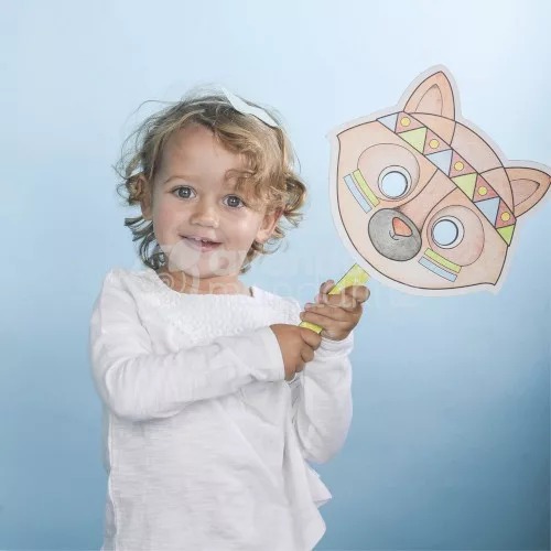 Kreatív színező Avenue Mandarine Graffy álarc pálcikával Unikornis