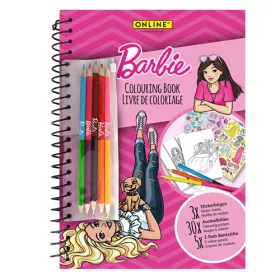   Kreatív színező Online Barbie tollal és matricákkal klt.-ben