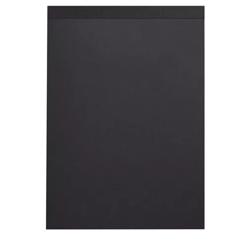 Művészeti rajztömb Clairefontaine Rhodia Touch A/5 50 lap 120g tűzött fekete sima