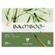 Művészeti rajztömb Clairefontaine Bamboo 40x30 cm 20 lap 250g fekvő akvarell technikához