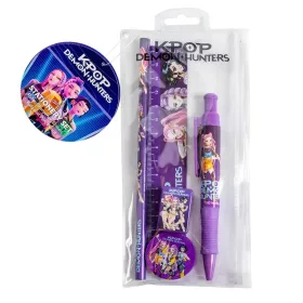 K-pop Démonvadászok Purple írószer szett 5 db-os