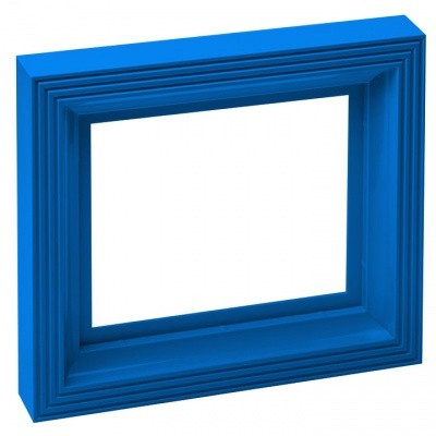 Pixelhobby  20054 Kék színű műanyag képkeret nagy alaplaphoz