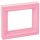 Pixelhobby  20065 Rózsaszín műanyag képkeret nagy alaplaphoz