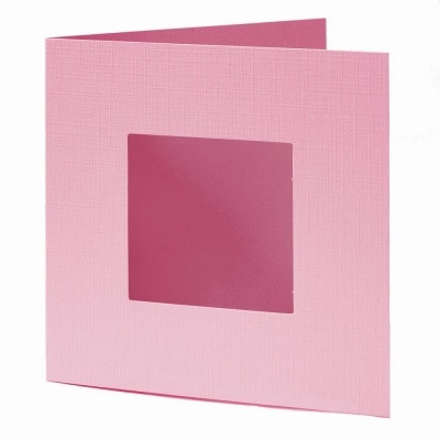 Díszkártya rózsaszín Pixelhobby