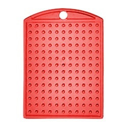 Pixelhobby  214001 Kulcstartó alaplap átlátszó piros