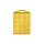 Pixelhobby  214007 Kulcstartó alaplap átlátszó sárga