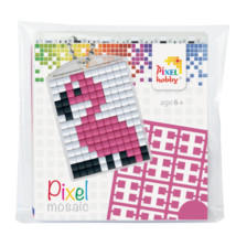 Pixelhobby  23021 Kulcstartó szett flamingó