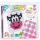 Pixelhobby  23039 Kulcstartó szett (kulcstartó alaplap + 3 szín) mosolygó boci