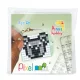 Pixelhobby  23116 Kulcstartó szett (színes kulcstartó alaplap + 3 szín) új Koala