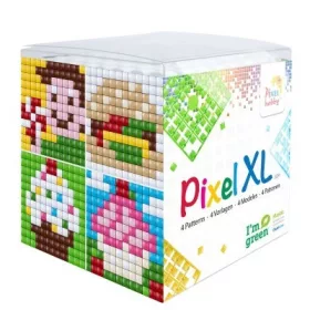   Pixelhobby  24104 Pixel XL készlet Uzsonna (4 kis alaplap 12 szín)