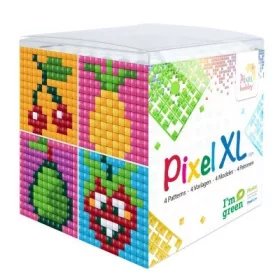   Pixelhobby  24105 Pixel XL készlet Gyümölcsök (4 kis alaplap 12 szín)