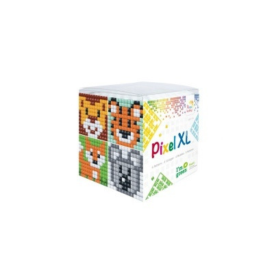Pixelhobby  24107 Pixel XL készlet Vadállatok (4 kis alaplap 12 szín)