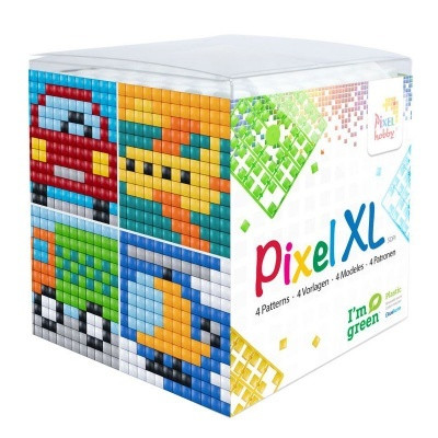 Pixelhobby  24108 Pixel XL készlet Autós (4 kis alaplap 12 szín)