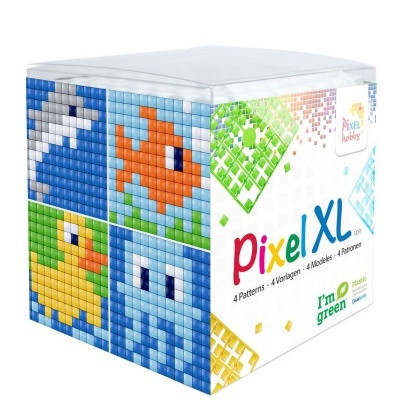 Pixelhobby  24109 Pixel XL készlet Delfines (4 kis alaplap 12 szín)