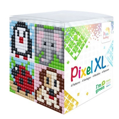 Pixelhobby  24113 Pixel XL készlet Pingvines (4 kis alaplap 12 szín)