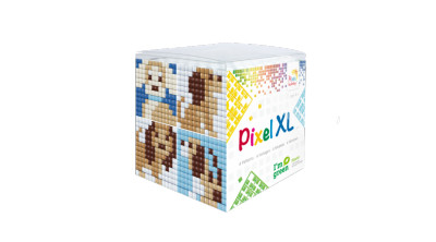 Pixelhobby  24121 Pixel XL szett - Kutya (6x 6 cm)