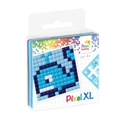 Pixelhobby  27009 Pixel XL szett Bálna ( 1 kis alaplap,4 szín)