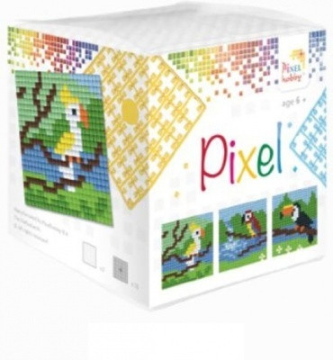 Pixelhobby  29016 Pixel Kocka - Papagájok