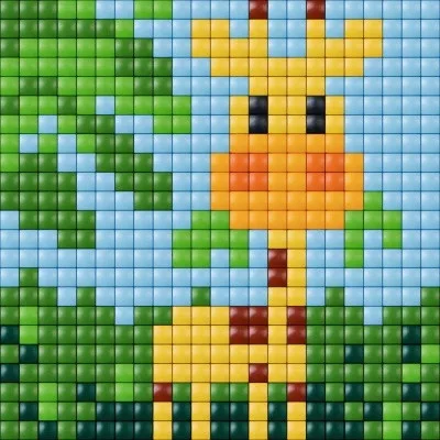 Pixelhobby  41001 Pixel XL készlet Zsiráf (12*12 cm alaplapos)