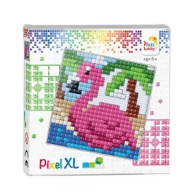  Pixelhobby  41003 Pixel XL készlet Flamingó (12*12 cm alaplapos)