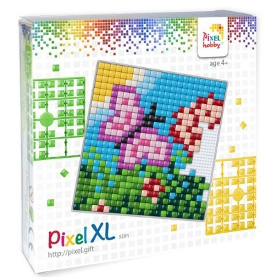 Pixelhobby  41012 Pixel XL készlet Lepkés (12*12 cm alaplapos)