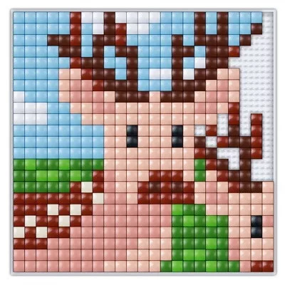 Pixelhobby  41016 Pixel XL készlet szarvas (12x12 cm alaplapos)
