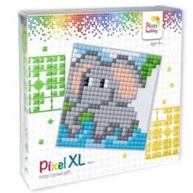   Pixelhobby  41033 Pixel XL készlet Elefánt (12*12 cm alaplapos)