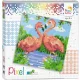 Pixelhobby  44002 Pixel 4 Alaplapos szett - Flamingók