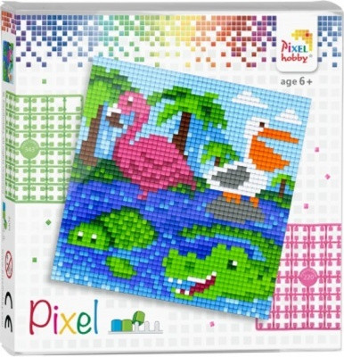 Pixelhobby  44003 Pixel 4 Alaplapos szett - Vízi állatok