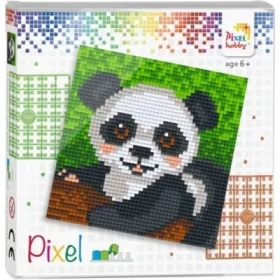 Pixelhobby  44007 Pixel 4 Alaplapos szett - Panda