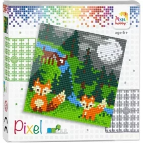 Pixelhobby  44010 Pixel 4 Alaplapos szett - Rókák