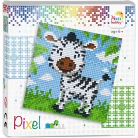 Pixelhobby  44013 Pixel 4 Alaplapos szett - Zebra