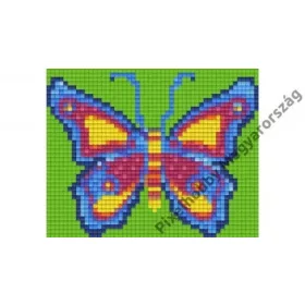 Pixelhobby  801009 Kék-zöld pillangó (12,7x10,1cm)