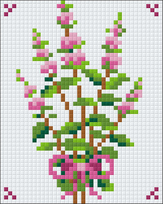 Pixelhobby  801072 Virág kreatív szett (10,1x12,7cm)