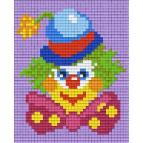   Pixelhobby  801185 Bohóc kreatív szett 10,x12,7cm 1 alaplapos