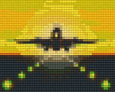 Pixelhobby  801212 Repülő kreatív szett 10,x12,7cm 1 alaplapos