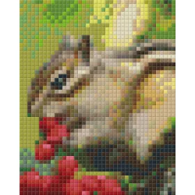   Pixelhobby  801236 Mókus kreatív szett 10,x12,7cm 1 alaplapos