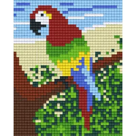   Pixelhobby  801251 Papagáj kreatív szett 10,x12,7cm 1 alaplapos