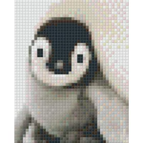   Pixelhobby  801315 Pingvin kreatív szett 10,x12,7cm 1 alaplapos
