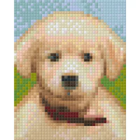   Pixelhobby  801322 Kutya kreatív szett 10,x12,7cm 1 alaplapos