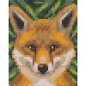   Pixelhobby  801324 Róka kreatív szett 10,x12,7cm 1 alaplapos