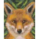 Pixelhobby  801324 Róka kreatív szett 10,x12,7cm 1 alaplapos