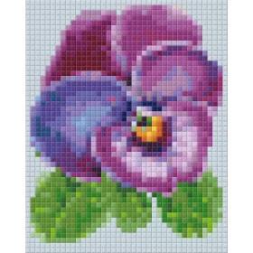   Pixelhobby  801331 Virág kreatív szett 10,x12,7cm 1 alaplapos