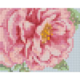   Pixelhobby  801336 Rózsa kreatív szett 10,x12,7cm 1 alaplapos