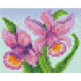   Pixelhobby  801340 Virág kreatív szett 10,x12,7cm 1 alaplapos