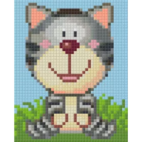   Pixelhobby  801346 Macska kreatív szett 10,x12,7cm 1 alaplapos