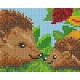 Pixelhobby  801357 Sünik kreatív szett 10,x12,7cm 1 alaplapos
