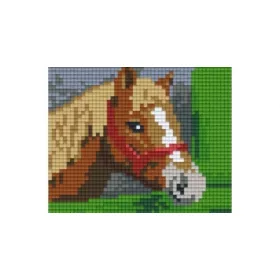   Pixelhobby  801360 Ló a karámban szett 1 alaplapos (10,1x12,7cm)